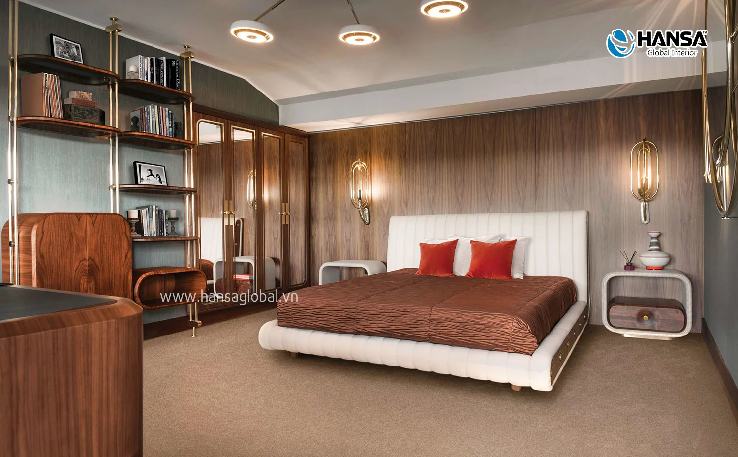 A comparison of walnut wood, oak wood, and Afzelia wood in contemporary interior design