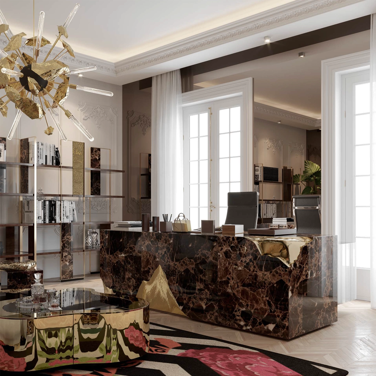 Bàn làm việc Empire - Ảnh 2