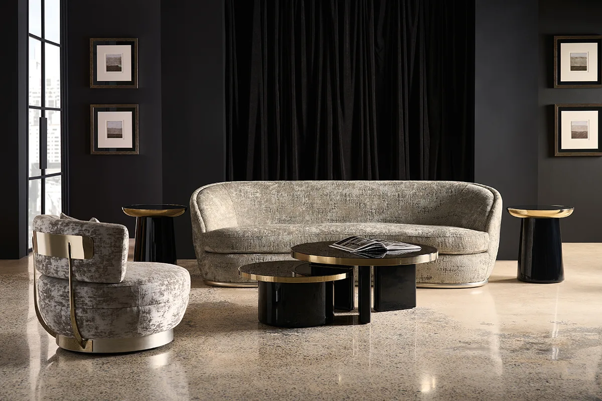 Material combination in contemporary wood interiors